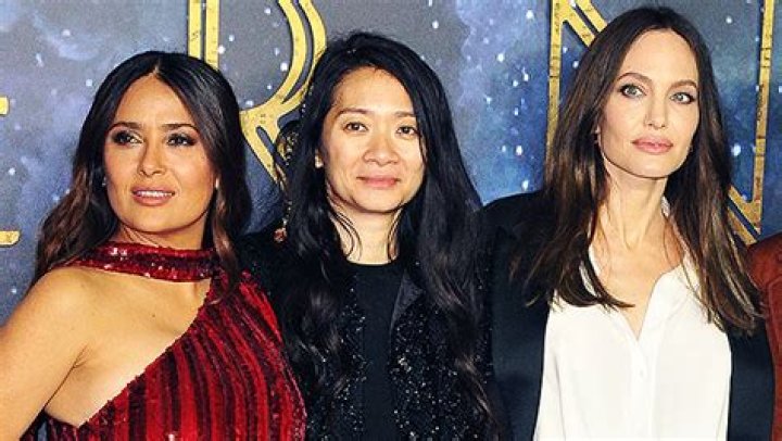 Angelina Jolie Parties With Salma Hayek, Samuel L. Jackson & More Marvel Pals On Evening Out — Photo