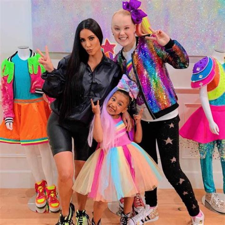 North West, 5, & JoJo Siwa, 15, Film A New Video Together Looking Cute & Crazy Colorful