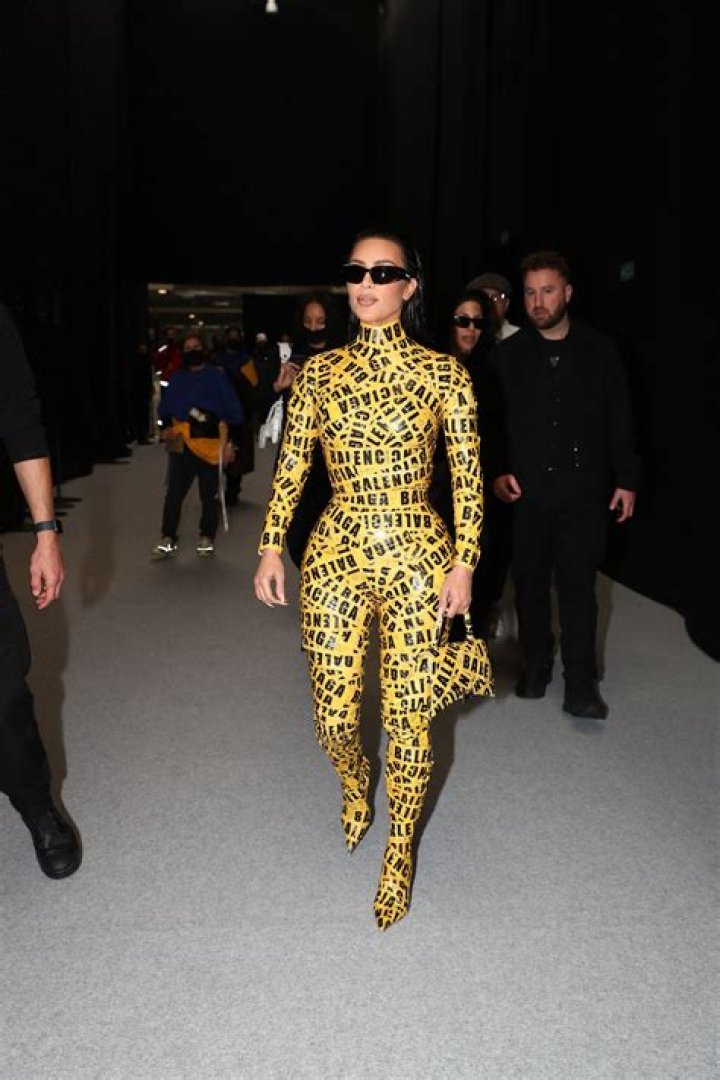North West Mocks Kim Kardashian’s Caution Tape Catsuit: Video – Hollywood Life